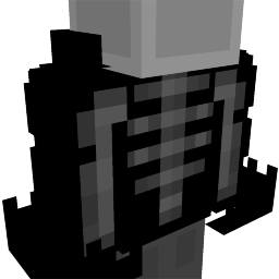 Thumbnail of the Minecraft Bedrock Marketplace product Dark Skeleton Hoodie created by Netherpixel.