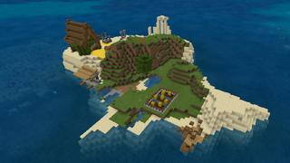 Screenshot of the Minecraft Bedrock Marketplace product DelisoJan's Island Tycoon created by Netherpixel.