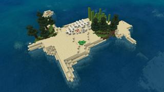 Screenshot of the Minecraft Bedrock Marketplace product DelisoJan's Island Tycoon created by Netherpixel.