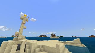 Screenshot of the Minecraft Bedrock Marketplace product DelisoJan's Island Tycoon created by Netherpixel.