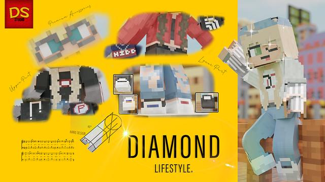 Thumbnail of the Minecraft Bedrock Marketplace product Diamond Lifestyle created by Netherpixel.