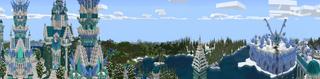 Panorama of the Minecraft Bedrock Marketplace product Dragon Snow created by Netherpixel.