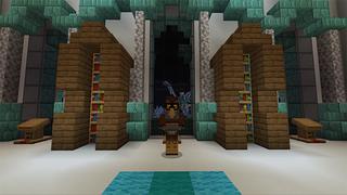 Screenshot of the Minecraft Bedrock Marketplace product Dragon Snow created by Netherpixel.