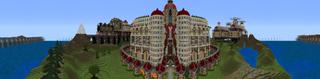 Panorama of the Minecraft Bedrock Marketplace product Dragon Trials created by Netherpixel.