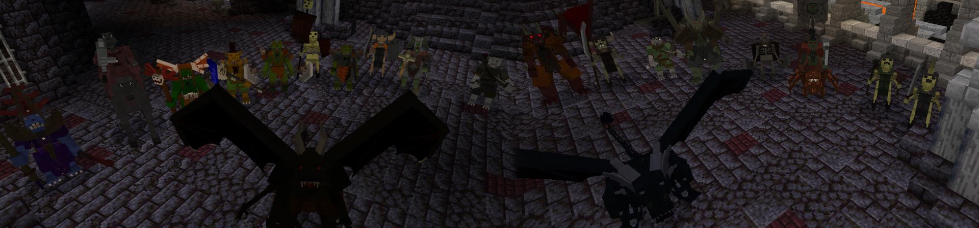 Panorama of the Minecraft Bedrock Marketplace product Dungeon Escape created by Netherpixel.