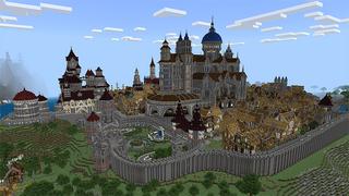 Screenshot of the Minecraft Bedrock Marketplace product Dwarven City Demolition Crew created by Netherpixel.