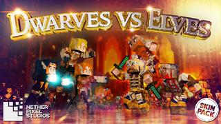 Thumbnail of the Minecraft Bedrock Marketplace product Dwarves vs Elves created by Netherpixel.