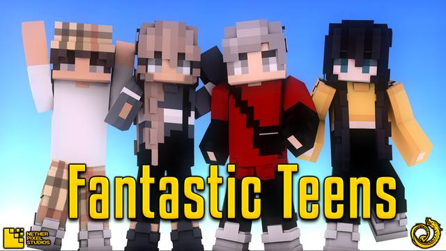 Thumbnail of the Minecraft Bedrock Marketplace product Fantastic Teens created by Netherpixel.