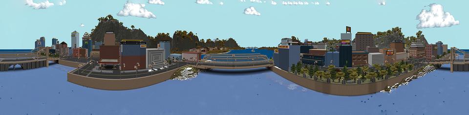 Panorama of the Minecraft Bedrock Marketplace product Fast Imports created by Netherpixel.