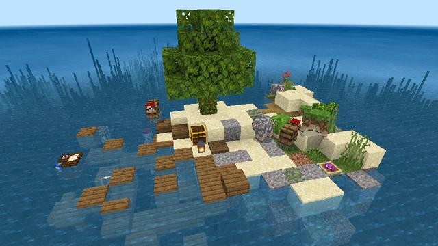 Screenshot of the Minecraft Bedrock Marketplace product Fish and Sheeps created by Netherpixel.