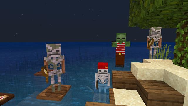 Screenshot of the Minecraft Bedrock Marketplace product Fish and Sheeps created by Netherpixel.