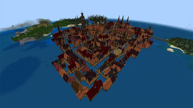 Screenshot of the Minecraft Bedrock Marketplace product Fisherman's Pike created by Netherpixel.