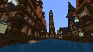 Screenshot of the Minecraft Bedrock Marketplace product Fisherman's Pike created by Netherpixel.