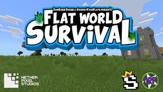 Thumbnail of the Minecraft Bedrock Marketplace product Flat World Survival created by Netherpixel.