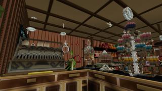 Screenshot of the Minecraft Bedrock Marketplace product Flyz Grocery created by Netherpixel.