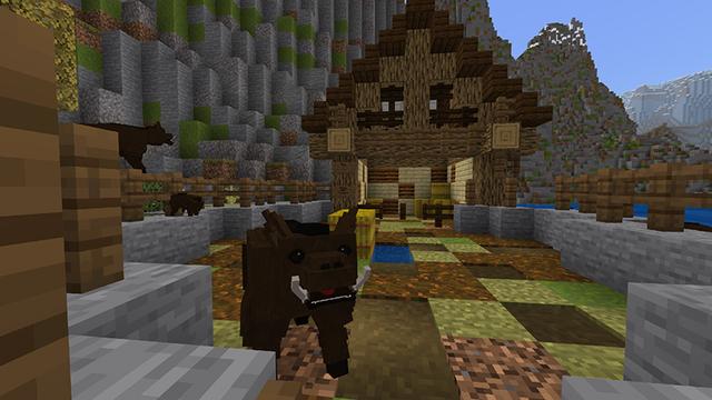 Screenshot of the Minecraft Bedrock Marketplace product Forest Glade created by Netherpixel.