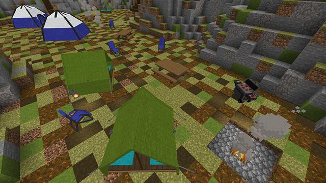 Screenshot of the Minecraft Bedrock Marketplace product Forest Glade created by Netherpixel.