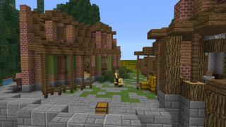 Screenshot of the Minecraft Bedrock Marketplace product French Countryside created by Netherpixel.