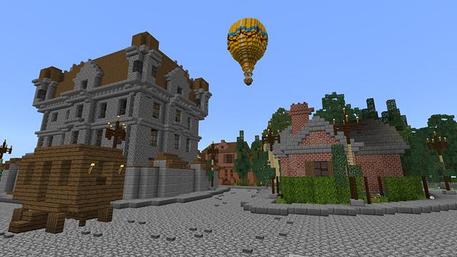 Screenshot of the Minecraft Bedrock Marketplace product French Countryside created by Netherpixel.