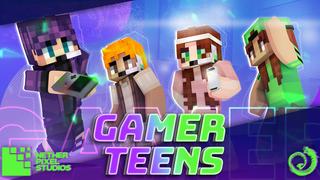Thumbnail of the Minecraft Bedrock Marketplace product Gamer Teens created by Netherpixel.
