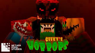 Thumbnail of the Minecraft Bedrock Marketplace product Geeky's Horrors created by Netherpixel.