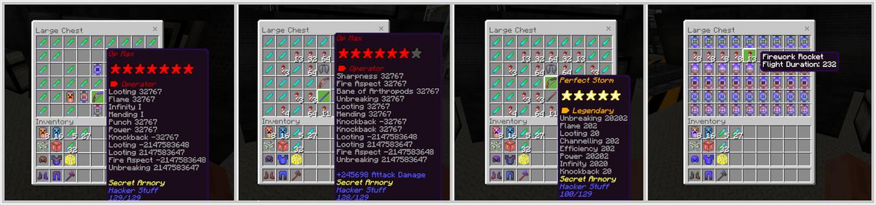 Panorama of the Minecraft Bedrock Marketplace product Hacker Block Drops And Tools created by Netherpixel.