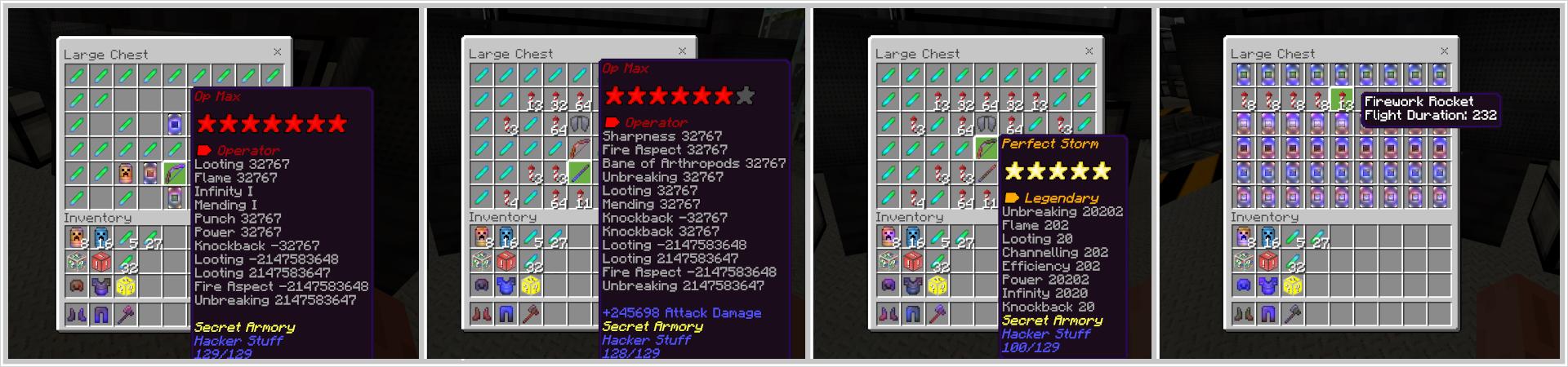 Panorama of the Minecraft Bedrock Marketplace product Hacker Block Drops And Tools created by Netherpixel.