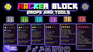 Thumbnail of the Minecraft Bedrock Marketplace product Hacker Block Drops und Werkzeuge created by Netherpixel.