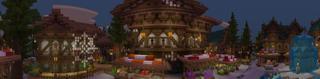 Panorama of the Minecraft Bedrock Marketplace product Halloween Furniture created by Netherpixel.