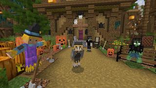 Screenshot of the Minecraft Bedrock Marketplace product Halloween Furniture created by Netherpixel.