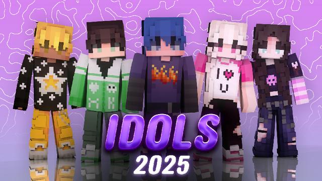 Thumbnail of the Minecraft Bedrock Marketplace product Idols 2025 created by Netherpixel.