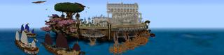 Panorama of the Minecraft Bedrock Marketplace product Imperatoris Abyssi created by Netherpixel.