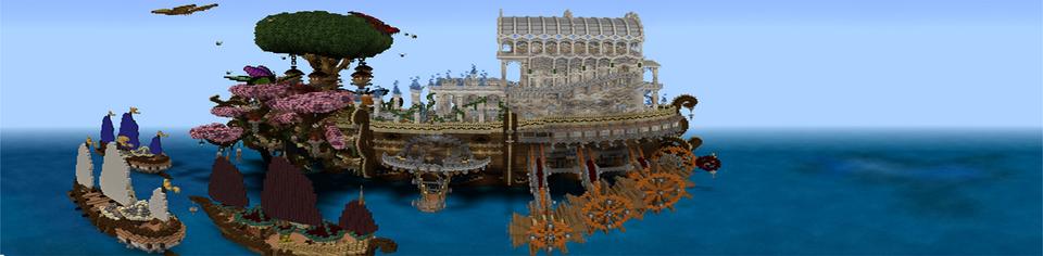 Panorama of the Minecraft Bedrock Marketplace product Imperatoris Abyssi created by Netherpixel.