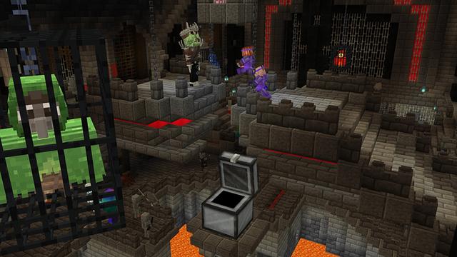 Screenshot of the Minecraft Bedrock Marketplace product Infinity Dungeon created by Netherpixel.