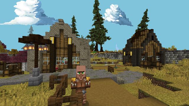 Screenshot of the Minecraft Bedrock Marketplace product Island Tycoon created by Netherpixel.