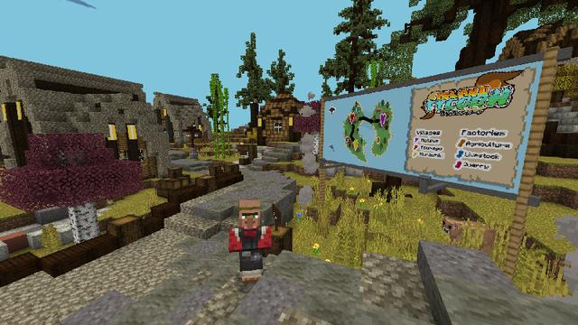 Screenshot of the Minecraft Bedrock Marketplace product Island Tycoon created by Netherpixel.