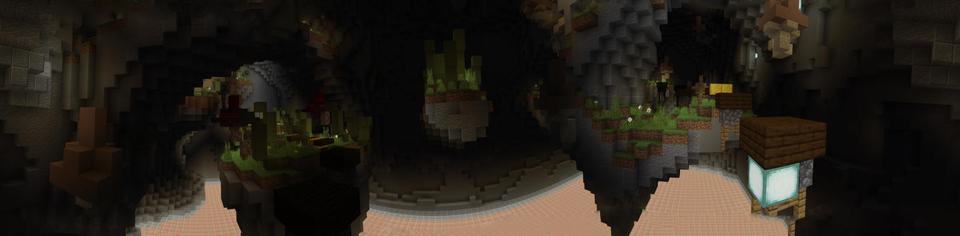 Panorama of the Minecraft Bedrock Marketplace product Jurassic Parkour created by Netherpixel.