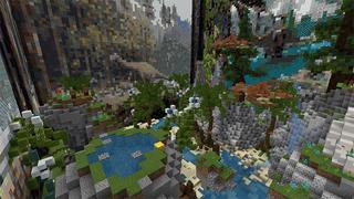 Screenshot of the Minecraft Bedrock Marketplace product Jurassic Parkour created by Netherpixel.