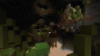 Screenshot of the Minecraft Bedrock Marketplace product Jurassic Parkour created by Netherpixel.