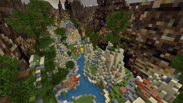 Screenshot of the Minecraft Bedrock Marketplace product Jurassic Parkour created by Netherpixel.