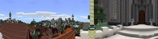 Panorama of the Minecraft Bedrock Marketplace product Kingdom of Thalaresien created by Netherpixel.