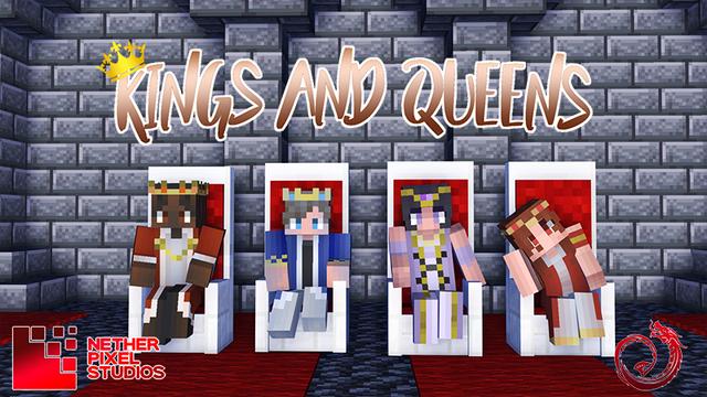Thumbnail of the Minecraft Bedrock Marketplace product Kings and Queens created by Netherpixel.