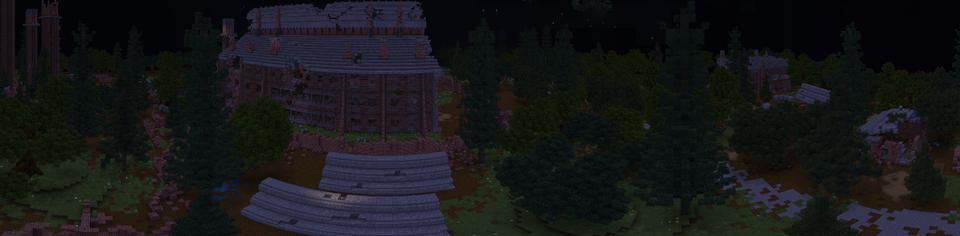 Panorama of the Minecraft Bedrock Marketplace product Lost In The Dark created by Netherpixel.