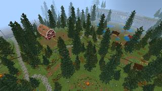 Screenshot of the Minecraft Bedrock Marketplace product Lost In The Dark created by Netherpixel.