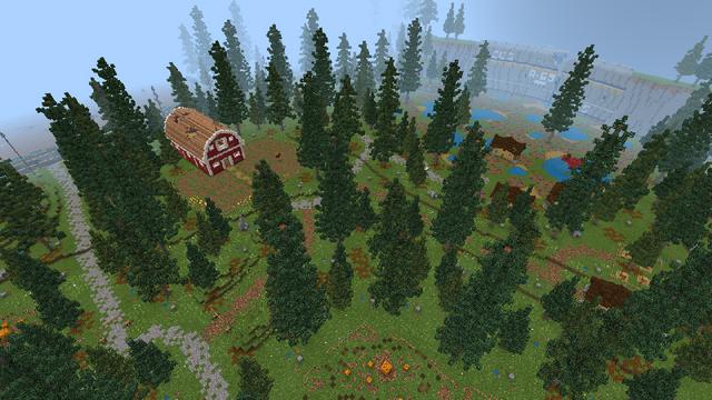 Screenshot of the Minecraft Bedrock Marketplace product Lost In The Dark created by Netherpixel.