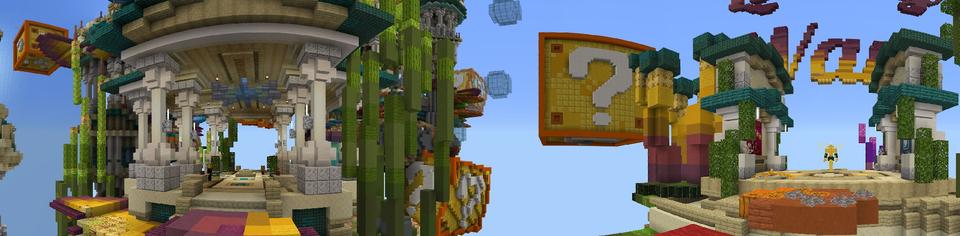 Panorama of the Minecraft Bedrock Marketplace product LuckyWars created by Netherpixel.