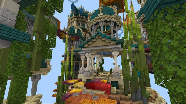 Screenshot of the Minecraft Bedrock Marketplace product LuckyWars created by Netherpixel.