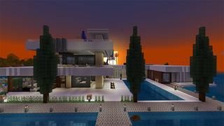 Screenshot of the Minecraft Bedrock Marketplace product Luxury Villa on the Water created by Netherpixel.
