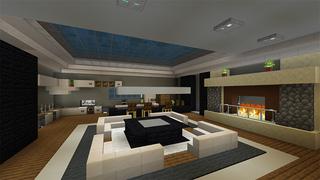 Screenshot of the Minecraft Bedrock Marketplace product Luxury Villa on the Water created by Netherpixel.