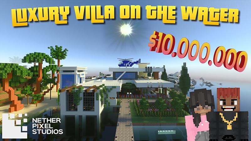 Luxury Villa on the Water by Netherpixel | CHUNK - Minecraft Bedrock ...